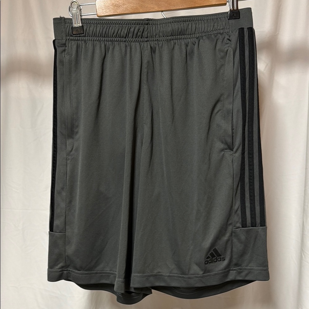 Adidas Men's Black & Blue Shorts